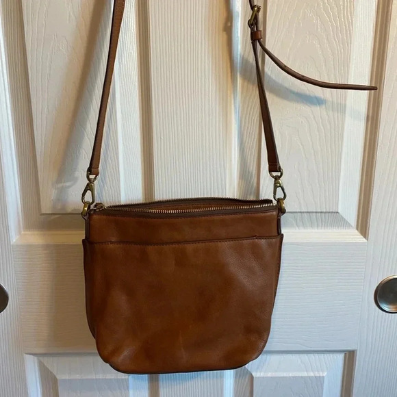 Fossil genuine leather shoulder crossbody bag - Picture 6 of 6